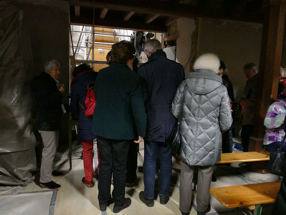 Heilige Messe auf der Baustelle zum 4. Advent (Foto: Karl-Franz Thiede)